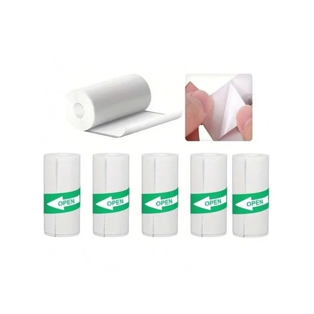 کاغذ پرینتر حرارتی پشت چسبدار پایتخت رول مدل LA3W بسته 20 عددی 101718620