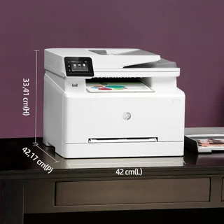 پرینتر اچ ‌پی رنگی چهار کاره با چاپ لیزری مدل Color LaserJet Pro MFP M283fdw، سایز چاپ A4، 101704307