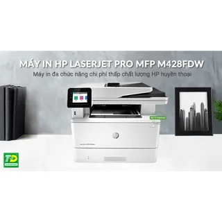 پرینتر اچ پی تک رنگ چهار کاره با چاپ لیزری مدل LaserJet Pro MFP M428fdw، سایز چاپ A4، قابل 101705282