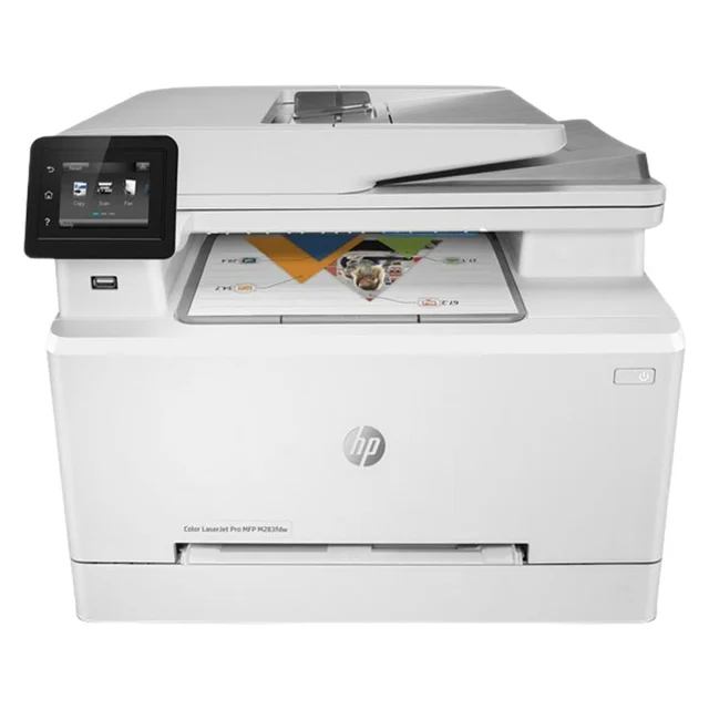 پرینتر اچ ‌پی رنگی چهار کاره با چاپ لیزری مدل Color LaserJet Pro MFP M283fdw، سایز چاپ A4، 101704298