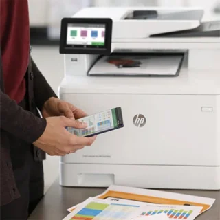 پرینتر اچ ‌پی رنگی چهار کاره با چاپ لیزری مدل Color LaserJet Pro MFP M479fnw، سایز چاپ A4، 101704056