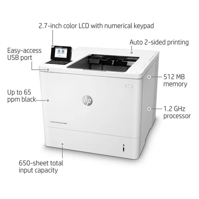 پرینتر لیزری اچ پی مدل LaserJet Enterprise M608dn 101704019