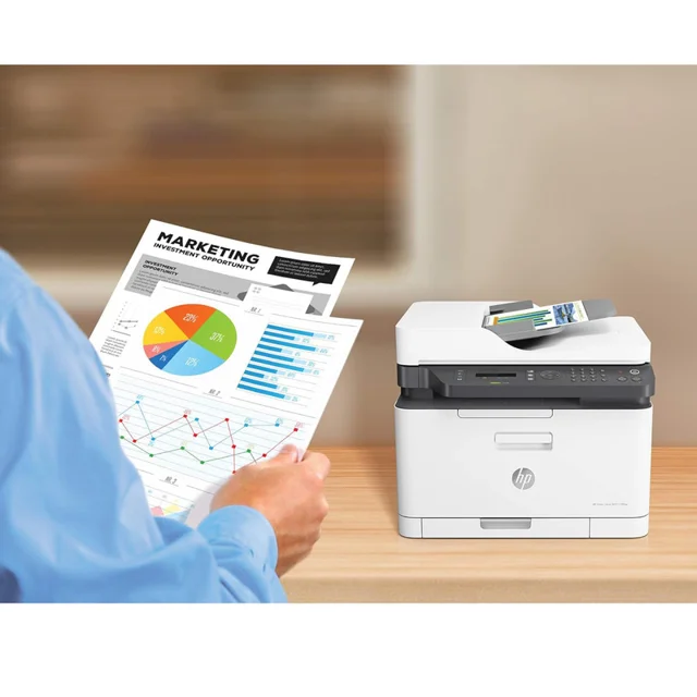 پرینتر چند کاره لیزری اچ پی مدل Color Laser MFP 179fnw 101705047