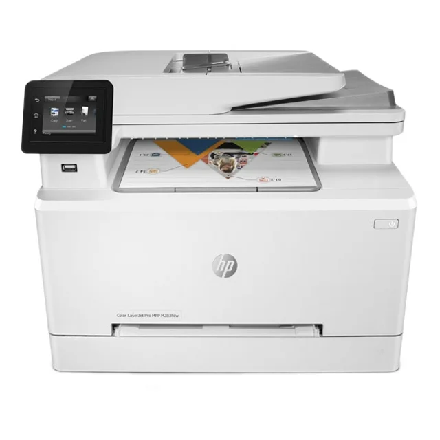 پرینتر اچ ‌پی رنگی چهار کاره با چاپ لیزری مدل Color LaserJet Pro MFP M283fdw، سایز چاپ A4، 101704299