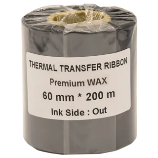 ریبون پرینتر لیبل زن مدل WAX 60mm × 200m بسته 2عددی 101716315