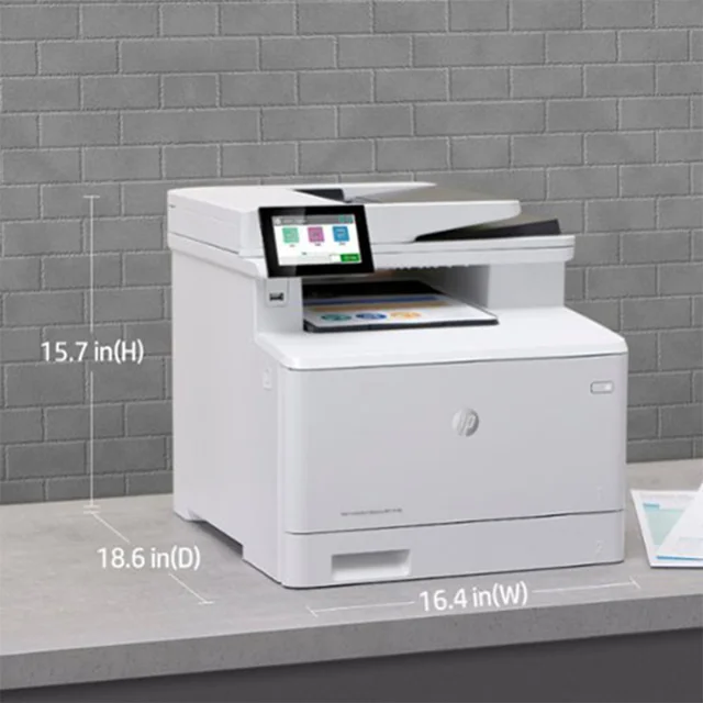 پرینتر اچ ‌پی رنگی چهار کاره با چاپ لیزری مدل Color LaserJet Pro MFP M479fnw، سایز چاپ A4، 101704053