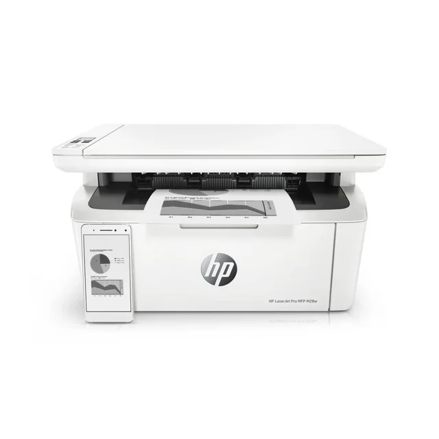 پرینتر اچ پی تک رنگ سه کاره با چاپ لیزری مدل LaserJet Pro M28w، سایز چاپ A4، اتصال به WiFi 101705320